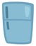 Blue refridgerator, icon