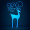 Blue reindeer