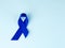 Blue ribbon awareness.Colon Cancer, Colorectal Cancer, Child Abuse awareness, world diabetes day