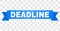 Blue Ribbon with DEADLINE Text