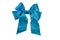Blue ribbon gift satin