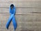 Blue ribbon for prostate cancer awareness campaign