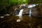 Blue Ridge Parkway remote waterfall