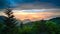 Blue Ridge Parkway Scenic Golden Rainbow