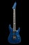 Blue rock guitar