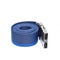 Blue rolled belt