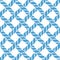 Blue rope or thread seamless pattern