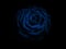 Blue rose in a dark scene showing the amazing texture colour and petal shape