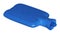 Blue rubber medical hot water bottle