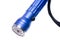 Blue rugged aluminum flashlight