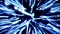 Blue running particle seamless video background