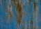 Blue rusty textured steel sheet
