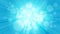 Blue sanny rays background. Sparkling magical dust particles. Vector illustration.
