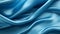 Blue Satin Background: Hyper-realistic Closeup Stock Photo