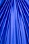 Blue satin curtain pattern