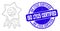 Blue Scratched ISO 17025 Certified Seal and Web Carcass Award Badge