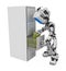 Blue Screen Robot, Filing Cabinet