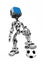 Blue Screen Robot, Soccer Ball