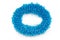 Blue scrunchies for hair isolated