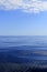 Blue sea horizon ocean perfect in calm