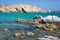 Blue sea in Sardinia
