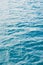 Blue sea surface background with waves. Silky texture of ocean water.