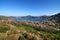 Blue sea view surrounded by mountains, Selimiye. Turkey, Aegean Sea