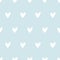 Blue seamless pattern baby boy design Cute kids soft colored seamless pattern hand drawn heart on blue background