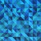 Blue seamless triangle abstract pattern.