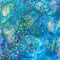 Blue Seascape Glitter Design