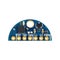 Blue semicircular led pulse width modulation dimmer PCB board surface mount components