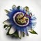 Blue Serenity: The Alluring Blue Passion Flower