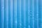 Blue shipping container wall texture