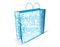 Blue shopping bag with sale text
