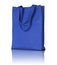 Blue shopping fabric bag