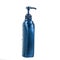 blue shower bottle with water drop