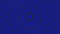 Blue sixteegonal star simple flat geometric on dark grey black background loop. Starry radio waves endless creative animation.