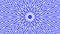 Blue sixteegonal star simple flat geometric on white background loop. Starry radio waves endless creative animation. Stars