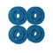 Blue Skateboard wheel icon isolated on transparent background. Skate wheel.