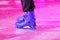 Blue Skates on Purple
