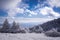 Blue skies over the Appalachian Trail