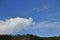 Blue sky with beautiful clouds.frame in bright days