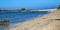 Blue sky and blue sea of the Saint Martin Island in Indian ocean and coast of bay of bangal