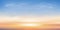 Blue sky with cloud background,Cartoon sky with orang, yellow,pink sky with sunrise.Concept all seasonal horizon banner like a