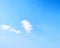Blue sky with cloud background. Overcast texture. Selective focus. Copy space. Mock up