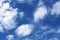 Blue sky with cloud,layers of grey clouds in summer