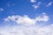 Blue sky and cloud natural background