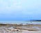 Blue Sky with Clouds and Calm Sea Water at Rocky and Sandy Beach - Natural Background Seascape - Sitapur, Neil Island, Andaman