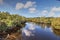 Blue sky and clouds over Henderson Creek, which runs through Rookery Bay in Marco Island