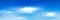 Blue Sky With Clouds. Vector